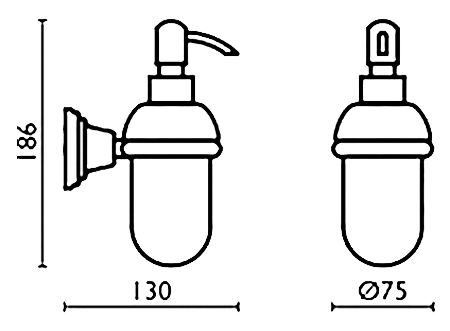 Дозатор Bagno & Associati Canova CA12752 ORO
