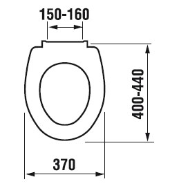 Крышка-сиденье для унитаза Jika Zeta 8932720000631