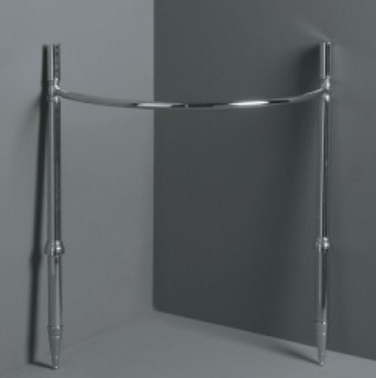 Консоль напольная с раковиной Simas Arcade 1011cr с 3 отверстиями под смесительхром