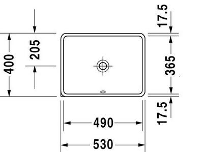 Раковина Duravit Starck 3 0305490000   49 