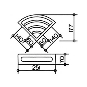 Полка угловая Keuco Elegance new 11657010000 белый