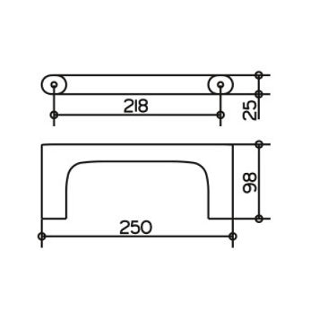 Полотенцедержатель Keuco Edition 400 11521010000 хром