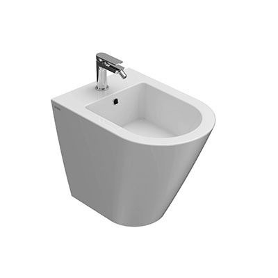 Биде напольное GLOBO Forty3 FO010.BI белый