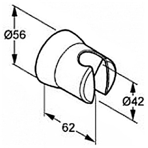 Держатель для душа Kludi Balance 5205005-00