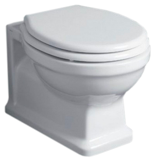 Унитаз подвесной Simas Londra LO918bi белый/хром