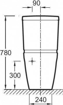 Бачок для унитаза Jacob Delafon Ove E1558-00