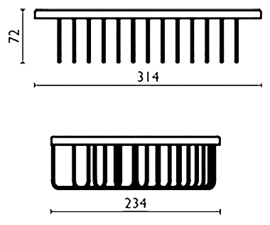 Полка Bagno & Associati Grand Hotel GH15592 BR