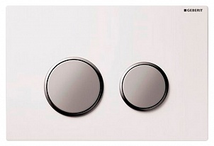 Кнопка смыва Geberit Sigma 20 115.778.KL.1 белый/матовый хром