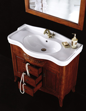 Тумба с раковиной BelBagno Abile 95 ciliegio