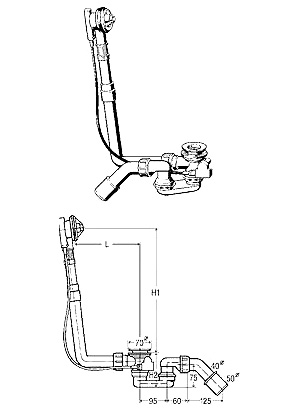 Слив-перелив Viega Multiplex 138561