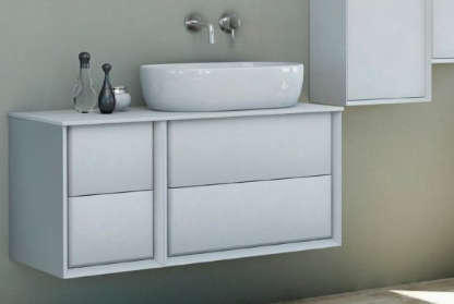 Тумба для комплекта Cezares Bellagio 54715 Bianco Opaco