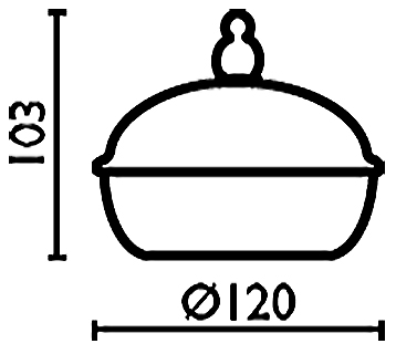 Контейнер Bagno & Associati Opera OP86352 ORO