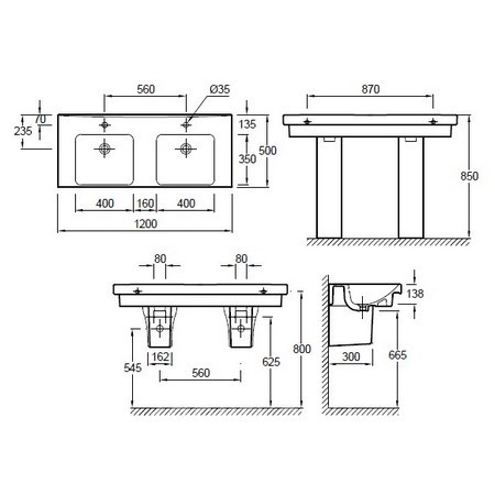Полотенцедержатель Jacob Delafon Odeon Up E4725-CP хром, 120 см