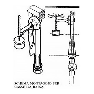 Механизм смыва для бачка Devon&Devon IBBATTROSE