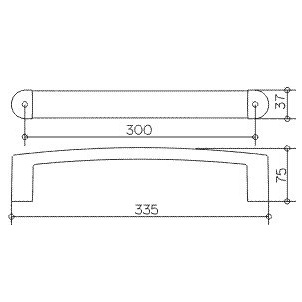 Поручень Keuco Elegance new 11607 хром