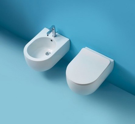 Унитаз подвесной Kerasan Flo 311101 безободковый, белый