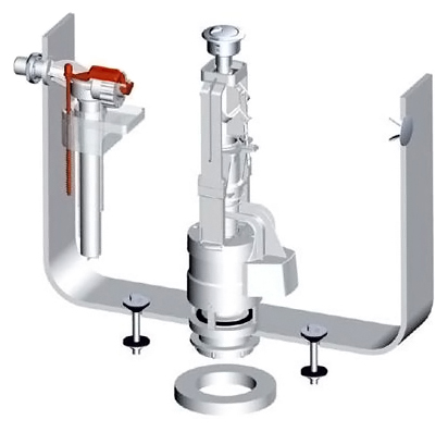 Механизм смыва для бачка ArtCeram HEA010 73 золото