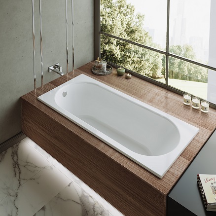 Акриловая ванна Timo Roha 1270 120x70x58 белый