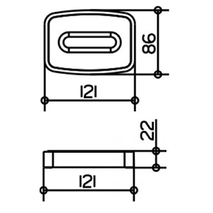 Мыльница Keuco Elegance new 11655019001 хром