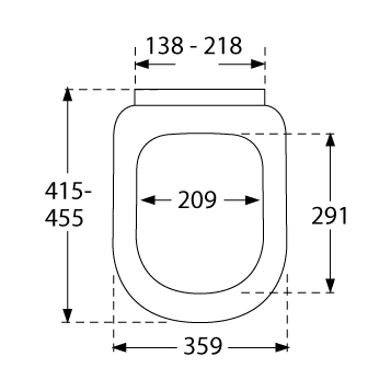 Крышка-сиденье Villeroy & Boch Subway 9M556101 альпийский белый