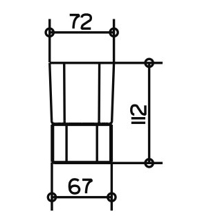 Стакан Keuco Elegance new 11650009000 без держателя, запчасть