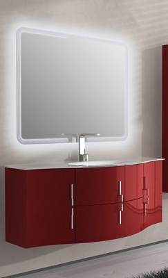 Мебель для ванной Cezares Sting 140 rosso