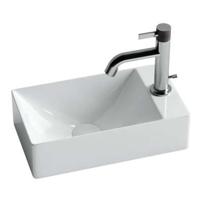 Раковина накладная Ceramicanova Element CN5007 37.5x21.5x10 белый