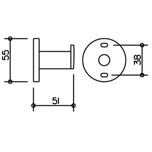 Крючок Keuco Plan 14914 для полотенца