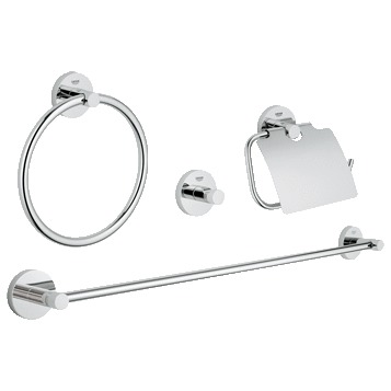 Набор аксессуаров Grohe Essentials 40776001 4 предмета, хром