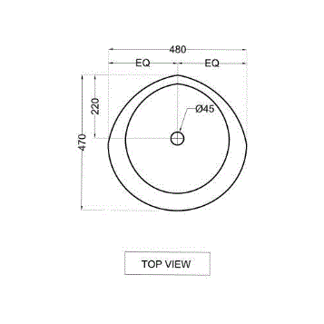 Раковина Jaquar Jaquar Designer JDS-WHT-25903 50 см
