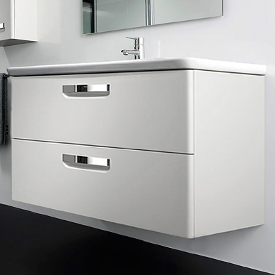 Тумба с раковиной Roca Gap ZRU9302732 80 см, белая