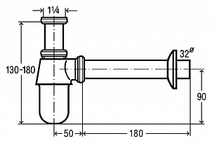 Сифон для раковины Viega 100674