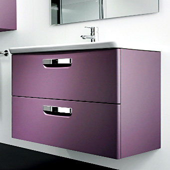 Мебель для ванной Roca Gap ZRU9302740 80 см, фиолетовая