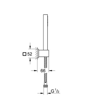 Душевая лейка Grohe Euphoria 27889000 хром
