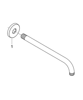 Кронштейн для верхнего душа Grohe Rainshower 28576000