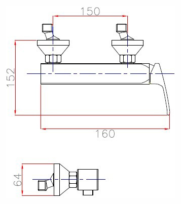 Смеситель Cezares Legend LEGEND-DM-01 для душа