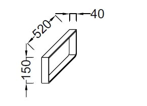 Полотенцедержатель Jacob Delafon Parallel EB507-BME