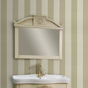 Зеркало BelBagno Primavera BB45S/PBA 100 bianco antico