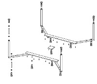Ножки Riho Colorado 208220 для ванны