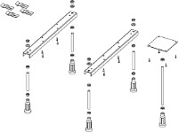 Ножки Riho Petit 207099 для ванны