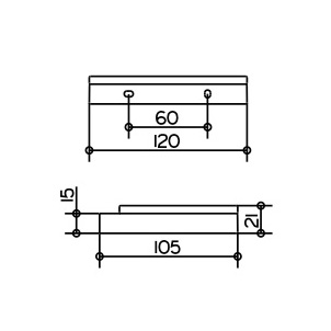 Мыльница Keuco Edition 11 11155019000 с держателем, хром