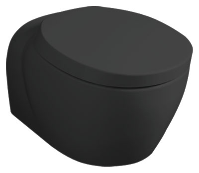 Чаша для унитаза подвесного Simas Bohemien BO18nero черная