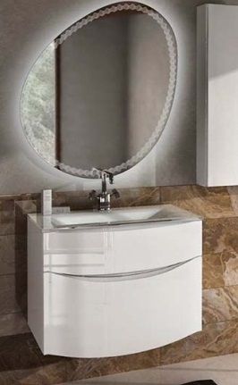 Мебель для ванной Cezares Sirio 75 bianco lucido