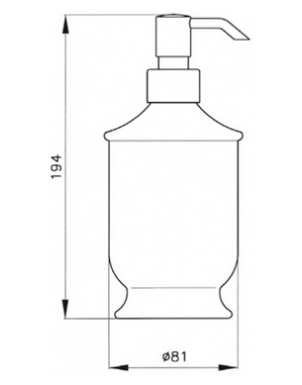 Дозатор Nicolazzi Classica 6006CR