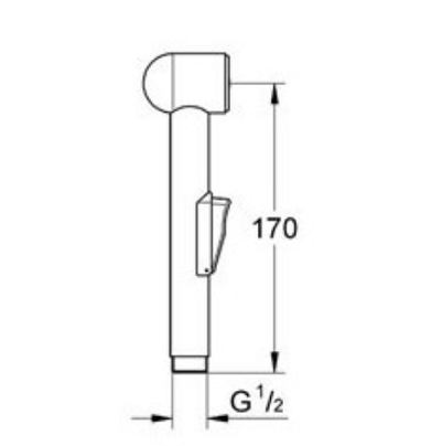 Комплект гигиенический Grohe BauClassic 124434 хром