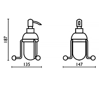 Дозатор Bagno & Associati Regency RE72751 CR