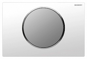 Кнопка смыва Geberit Sigma 10 115.758.KL.5 белый/хром матовый