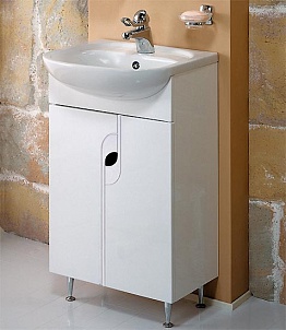 Тумба с раковиной Aquaton Панда 1A053701PD010 50 белый