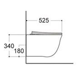 Унитаз подвесной Aquatek Классик AQ1111-00 с сидением Soft Close