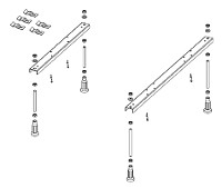 Ножки Riho Yukon 207097 для ванны
